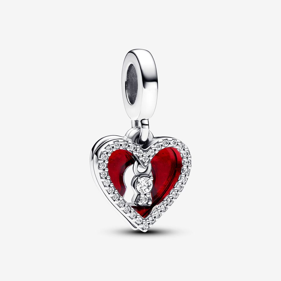 Punainen sydän ja avaimenreikä -tuplariipushela image number 0